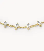 Hazel Gold-Tone Brass Chain Bracelet