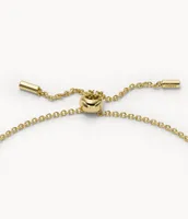 Hazel Gold-Tone Brass Chain Bracelet