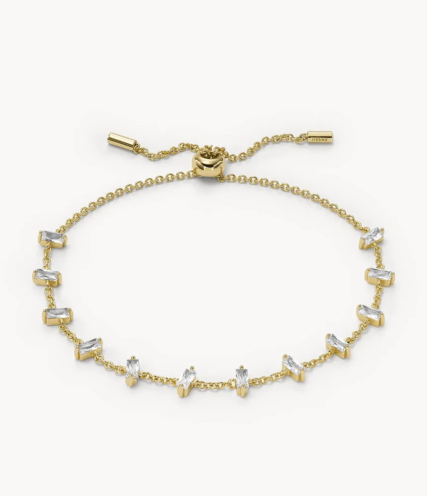Hazel Gold-Tone Brass Chain Bracelet