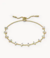 Hazel Gold-Tone Brass Chain Bracelet