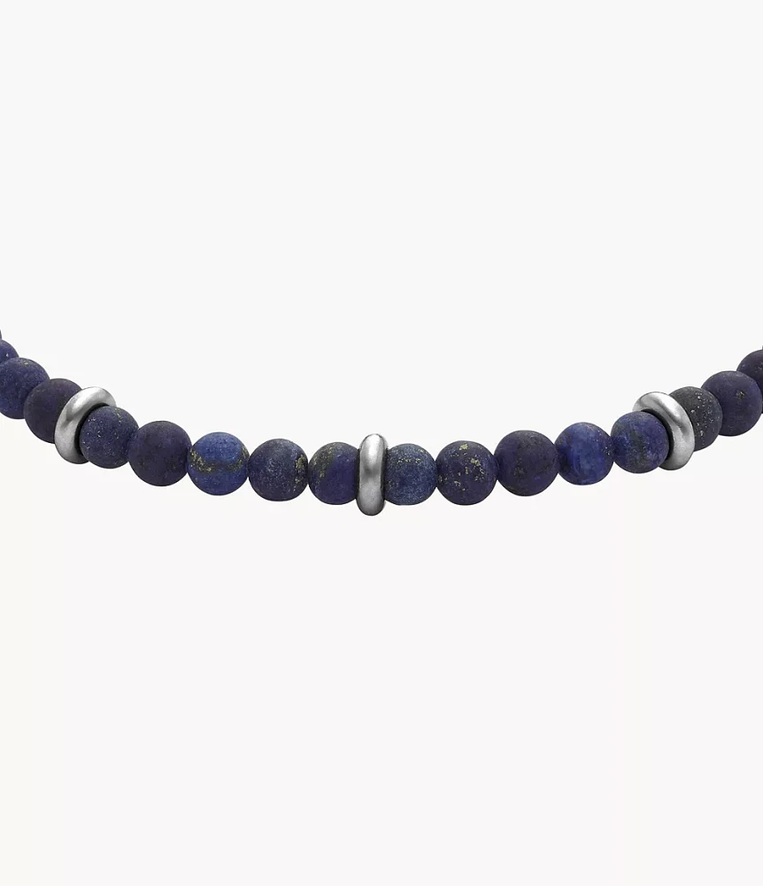 Merritt Arm Stack Blue Lapis Beaded Bracelet