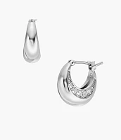 Ear Party Stainless Steel Hoop Earrings