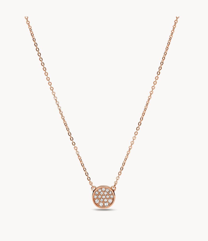 Rose Gold-Tone Stainless Steel Necklace