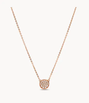 Rose Gold-Tone Stainless Steel Necklace