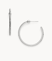 Textured Stainless Steel Hoops