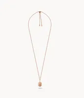 Elliott Rose Gold-Tone Stainless Steel Pendant Necklace