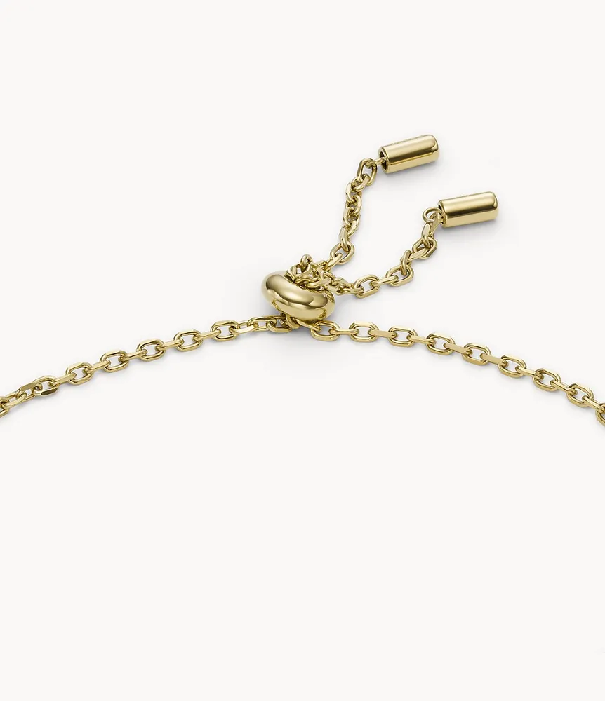 Elliott Gold-Tone Stainless Steel Chain Bracelet