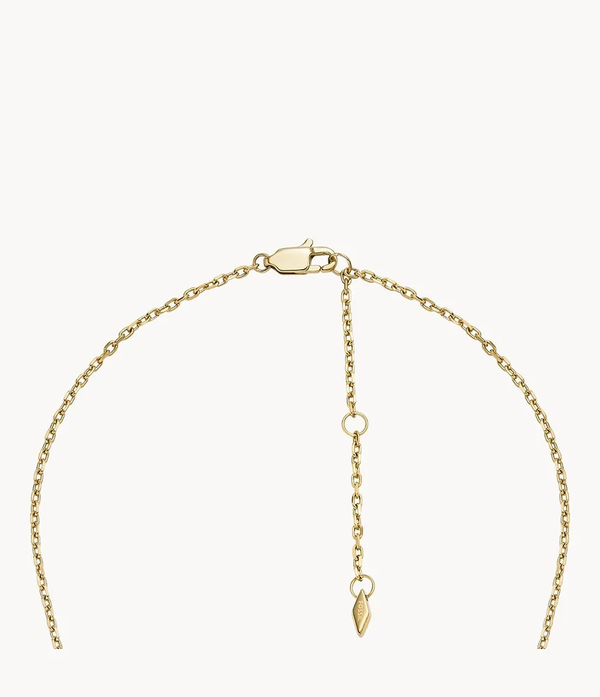 Elliott Gold-Tone Stainless Steel Pendant Necklace