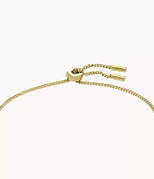 Hazel Icons Gold-Tone Stainless Steel Chain Bracelet