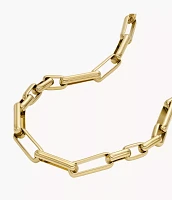 Archival Core Essentials Gold-Tone Brass Chain Necklace