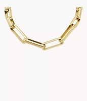 Archival Core Essentials Gold-Tone Brass Chain Necklace