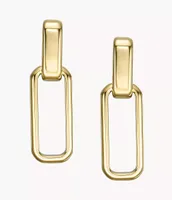 Archival Core Essentials Gold-Tone Stainless Steel Drop Earrings