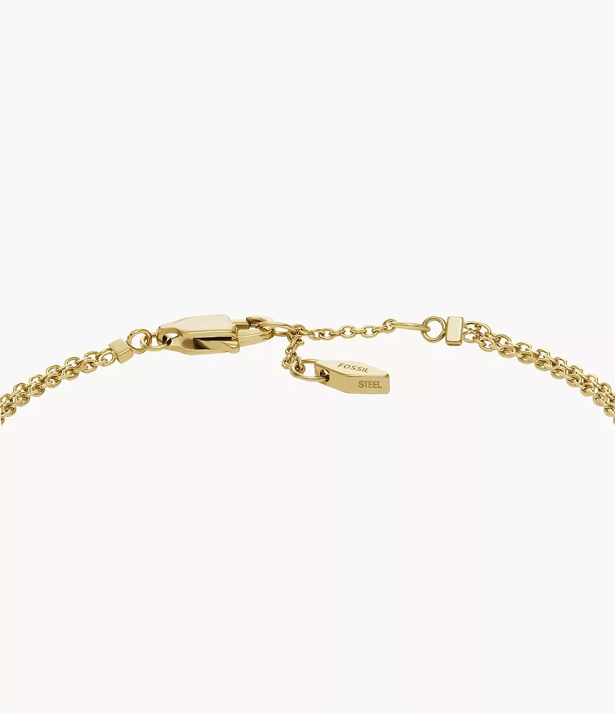 Elliott Gold-Tone Stainless Steel ID Bracelet