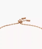 Elliott Rose Gold-Tone Stainless Steel Chain Bracelet