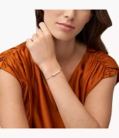 Elliott Rose Gold-Tone Stainless Steel Chain Bracelet