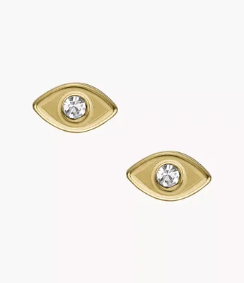 Ear Party Gold-Tone Stainless Steel Stud Earrings