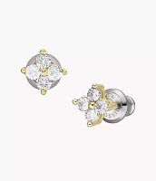 Ear Party Gold-Tone Stainless Steel Stud Earrings