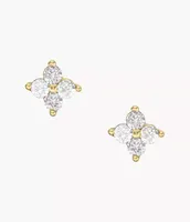 Ear Party Gold-Tone Stainless Steel Stud Earrings