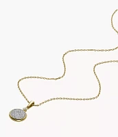 Hazel Glitz Paper Gold-Tone Stainless Steel Pendant Necklace