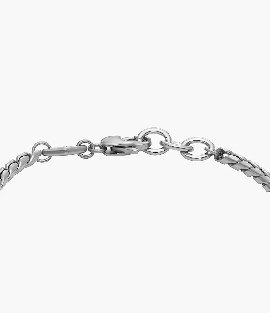 Fathers Day Stainless Steel Chain Bracelet