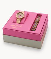 Cedella Marley x Fossil International Women's Day Limited Edition Carlie Three-Hand Date Interchangeable Strap Set - LE1147SET - Fossil