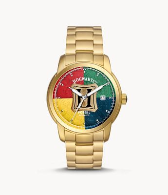 Limited Edition Harry Potter Automatic Gold-Tone Stainless Steel Watch