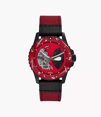 Marvel x Fossil Limited Edition DEADPOOL Automatic Watch