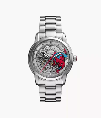 Marvel x Fossil Limited Edition Automatic Stainless Steel Watch