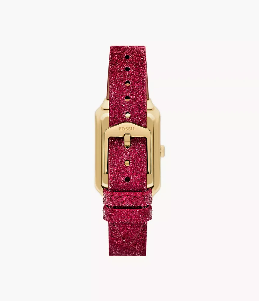 The Wizard of Oz x Fossil Limited Edition Three-Hand Red Crystal Fabric Watch