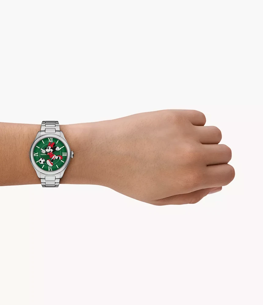 Disney x Fossil Limited-Edition Minnie Mouse Soccer Watch
