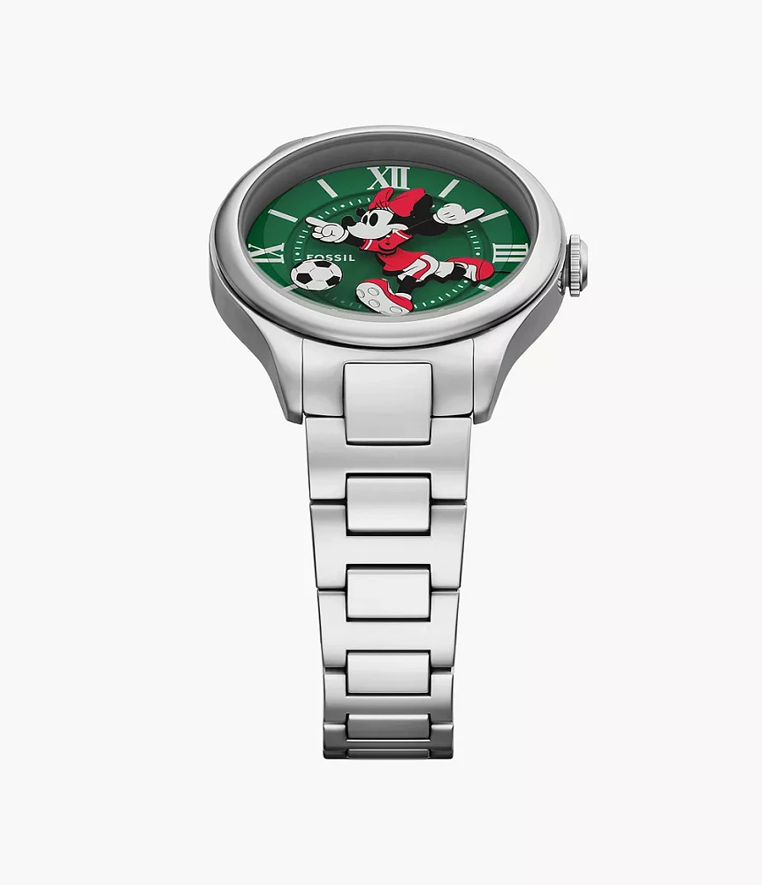 Disney x Fossil Limited-Edition Minnie Mouse Soccer Watch