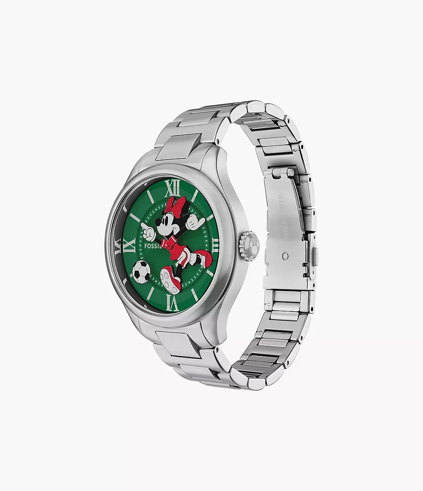 Disney x Fossil Limited-Edition Minnie Mouse Soccer Watch