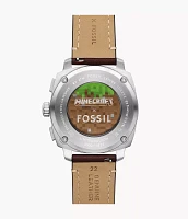 Minecraft x Fossil Limited-Edition Grass Block Chronograph Watch