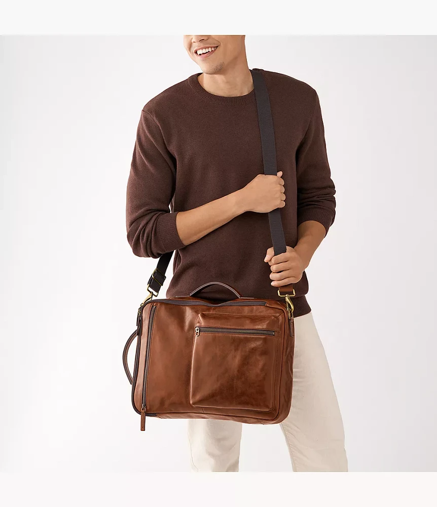 Buckner Leather Convertible Backpack