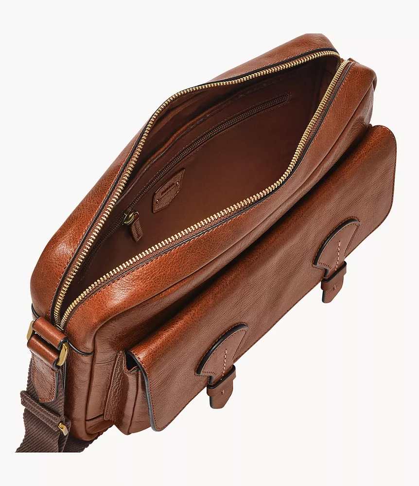 Bennett Leather Courier Bag