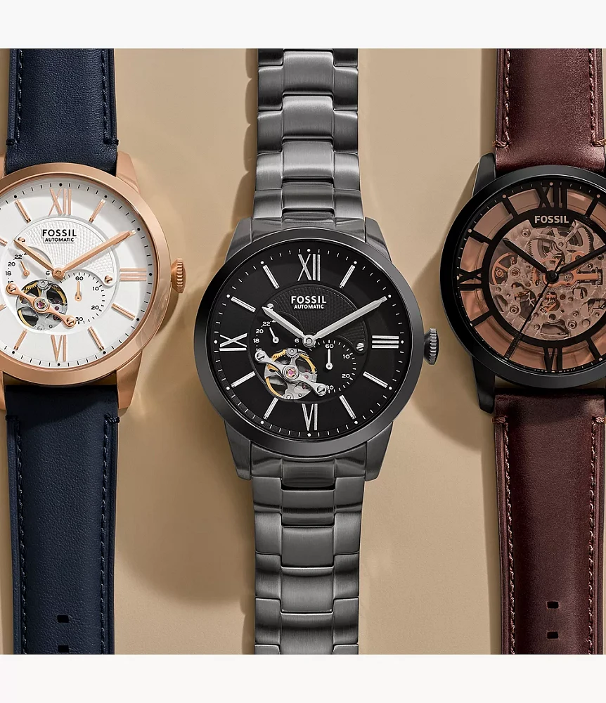 Townsman Automatic Smoke Stainless-Steel Watch