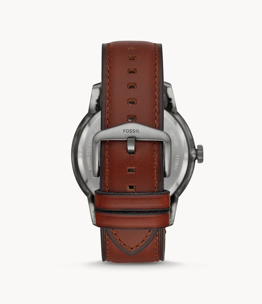 Townsman 48mm Automatic Amber Leather Watch