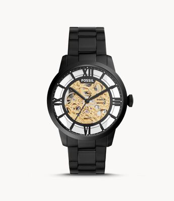 44mm Townsman Automatic Black Stainless Steel Watch