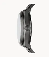 Everett Automatic Smoke Stainless Steel Watch