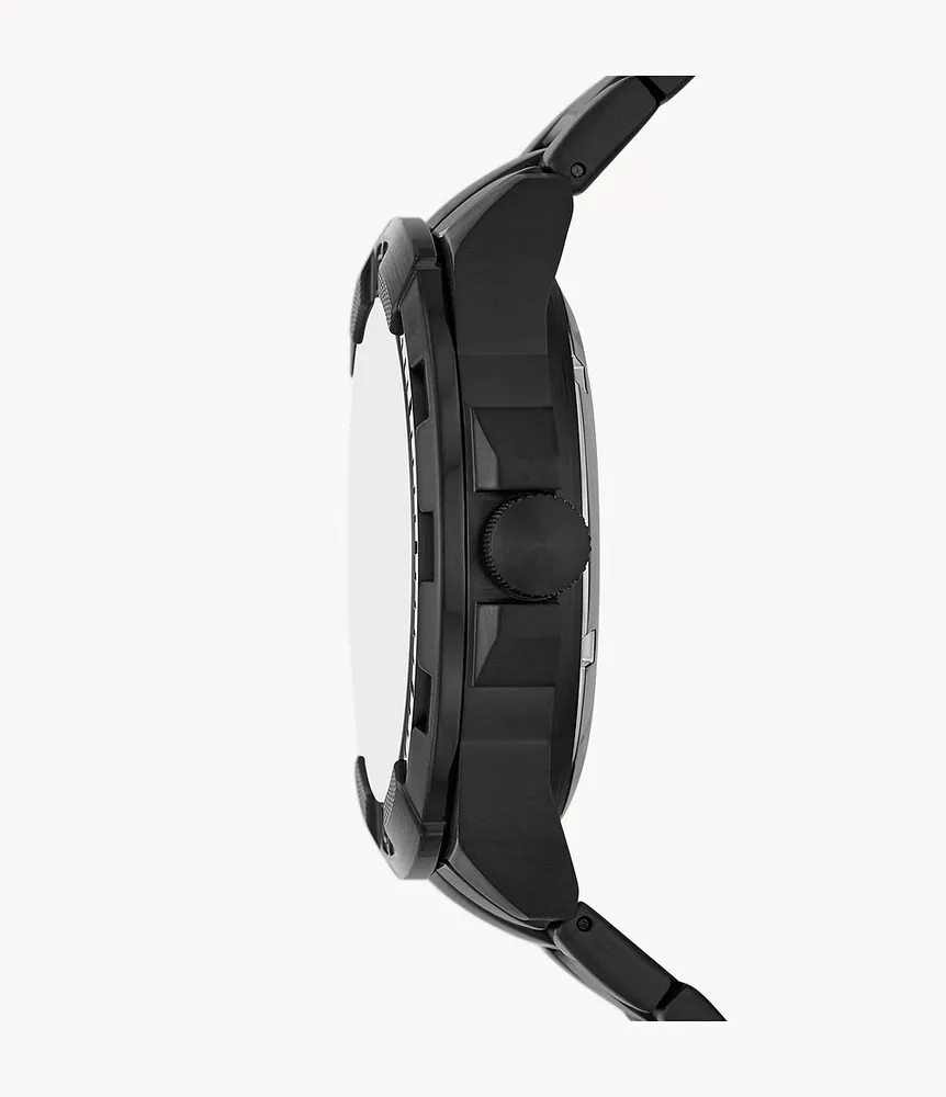Bronson Automatic Black Stainless Steel Watch