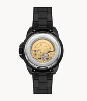 Bronson Automatic Black Stainless Steel Watch