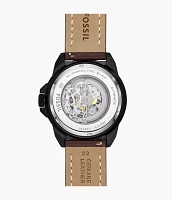 Bronson Automatic Brown LiteHide™ Leather Watch