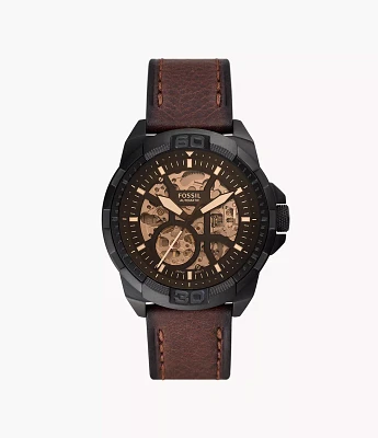 Bronson Automatic Brown LiteHide™ Leather Watch