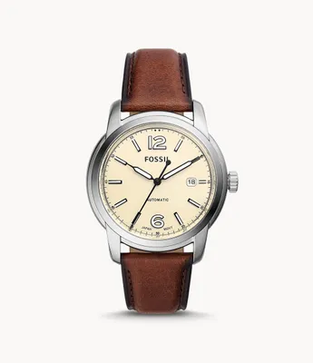 Fossil Heritage Automatic Eco Leather Watch