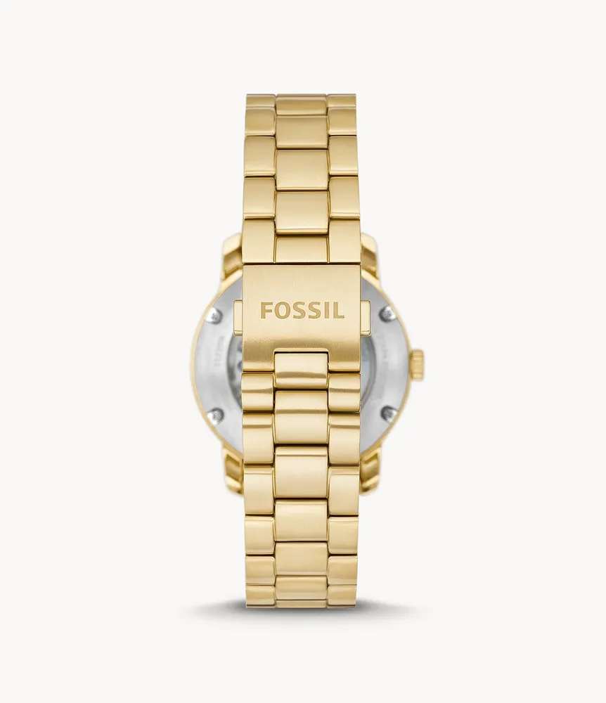 Fossil Heritage Automatic Gold-Tone Stainless Steel Watch