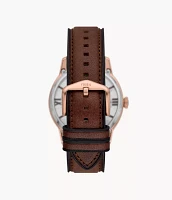 Townsman Automatic Brown Leather Watch