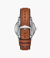 Fossil Heritage Automatic Brown Leather Watch