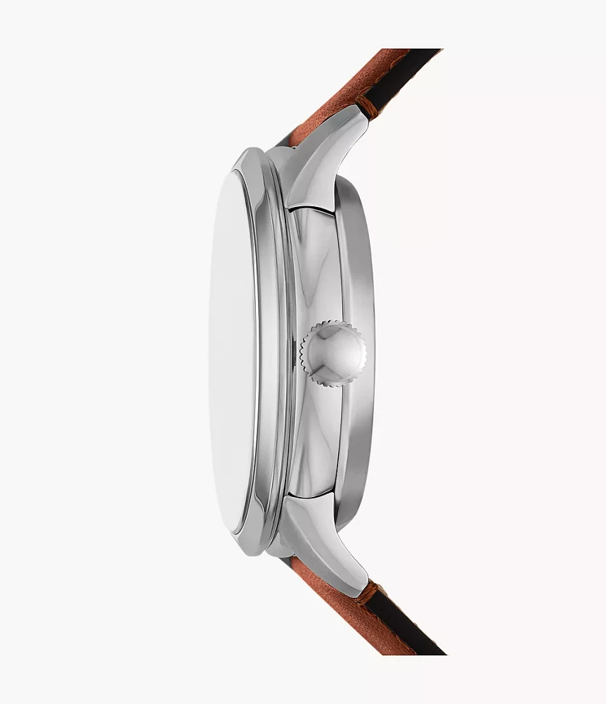 Townsman Automatic Brown Leather Watch