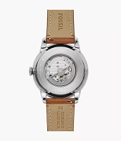 Townsman Multifunction Brown Leather Watch