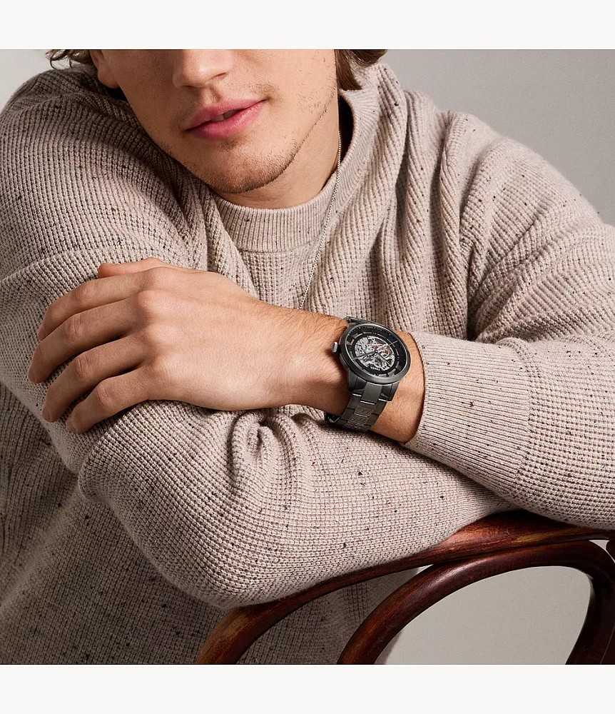 Townsman Automatic Smoke Stainless Steel Watch